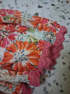 Floral Print Kurta Set with Dupatta