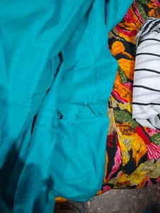 Beautiful Teal Kurta with Mirror Work