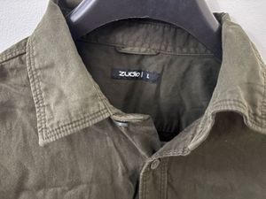 Men's Olive Green Casual Shirt