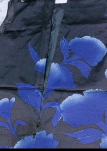 brand new Black Kurta with Blue Motif &amp; Sequins
