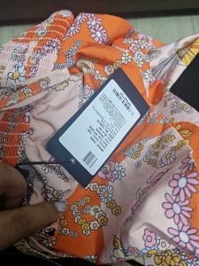 With Tag Floral Print Cami Top