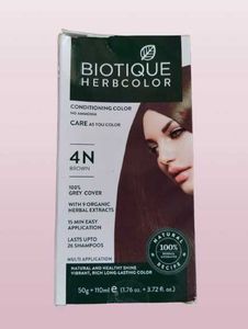 Biotique Herbcolor 4N Brown Hair Color