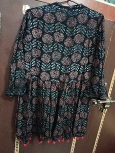 Stylish Floral Print Kurta