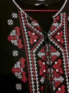 Black Bohemian Top