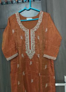 New Unused Premium CottonSilk JadhauEmbroiderySuit