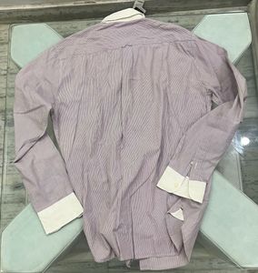 Men's Striped Button-Up Shirt