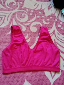 130.Vibrant Pink Sports Bra