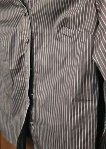 Brown Striped Bell Sleeve Top