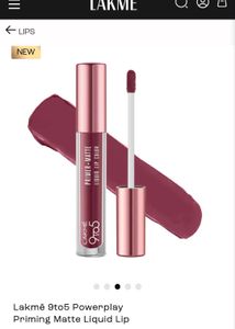Lakme 9to5 Primer Matte Liquid Lip Color+freebie