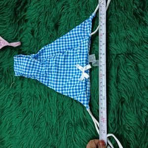 Blue Gingham🆕🎁 Bikini Bottom