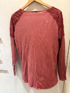 Unique Embellished Long Sleeve Top