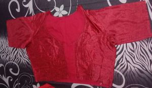 maroon Printed Blouse