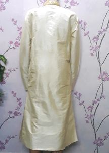 Shirwani cream Eid Offer Rhinestone free mala kard