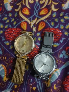 Elegant Women's Watch with Crystal Accents