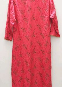 Elegant Floral Print Kurta