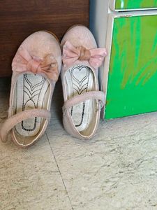 Girls Sparkly &amp; Pearl Embellished Shoes