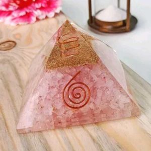 🔺Rose Quartz Orgone Pyramid