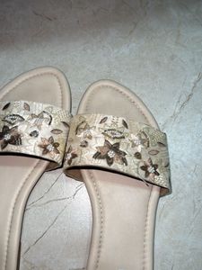 Embellished Flat Sandals
