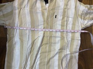 Men's Striped Short Sleeve Shirt