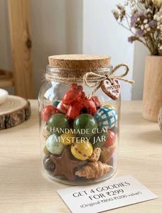 Handmade Clay Mystery Jar