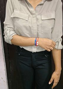 grey  trendy shirt  for women