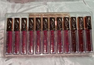 PERSONI Matte Lipstick Pack of 12 - Waterproof