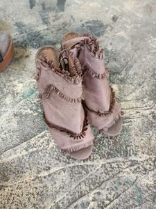 Unique Fringed Heeled Sandals