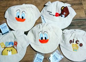 Adorable Baby Hats - Cartoon Designs pack of 5