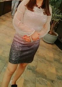 Sparkling Sequined Ombre Dress