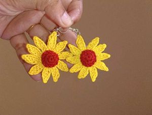 Sunflower Statement Earrings