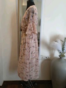 Chic Floral Wrap Dress