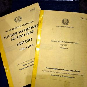 Higher Secondary History Textbooks (Vol I &amp; II)