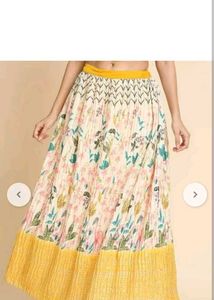 Floral Crop Top &amp; Skirt 1 Set