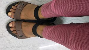 brown heels/wedges..so comfortable