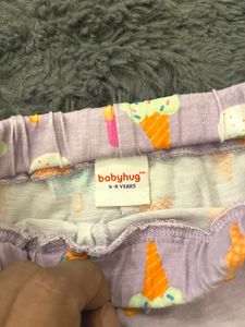 Cotton Shortd icecream print