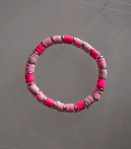 Cute Pink Beaded Bracelet