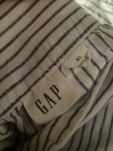 GAP XL Striped Square Neck Top