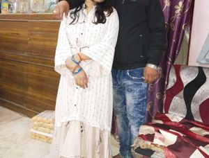 Beautiful White Long Kurti Frock