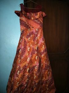 Vintage Paisley Print Dress