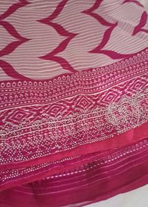new trendy unused Elegant Designer Saree