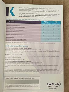 ACCA kaplan Business and Technology Study Text