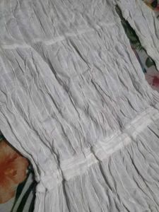 White Long Sleeve Tunic Top