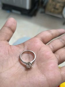 Sparkling Solitaire Ring