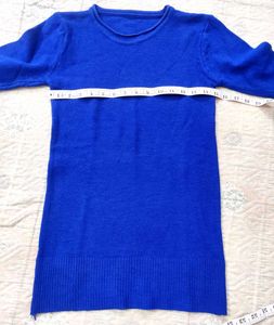 Blue Knit Sweater
