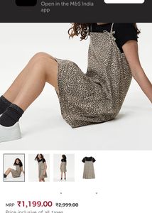 Cute Leopard Print Mini Dress (fixed price )
