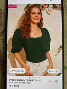 Puff Sleeve Top - Stylish & Comfortable