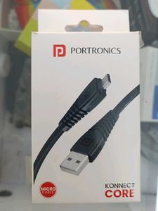 Portronics Konnect Core Micro USB Cable