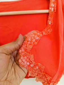 Red Cropped Bolero Shrug