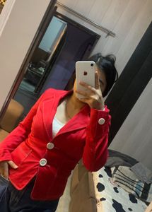 sale Chic Red Blazer