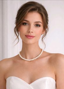 Single Pearl Chain Neckpiece